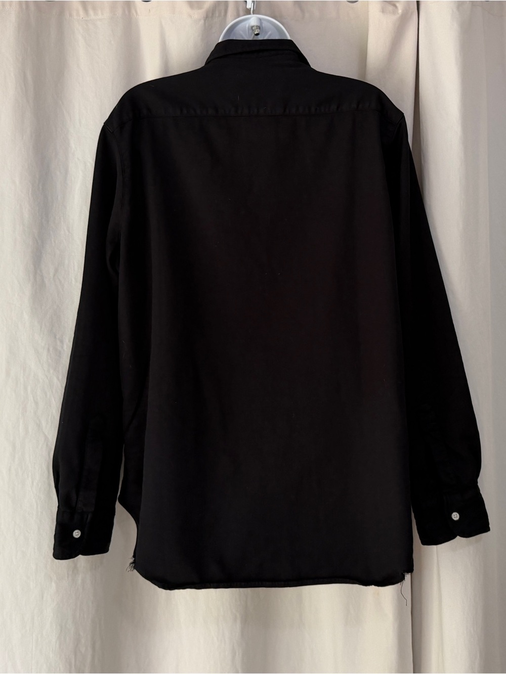 Frank & Eileen Relaxed Button-Up Shirt, Black Famous Denim, Casual Shirt - Picture 3 of 5
